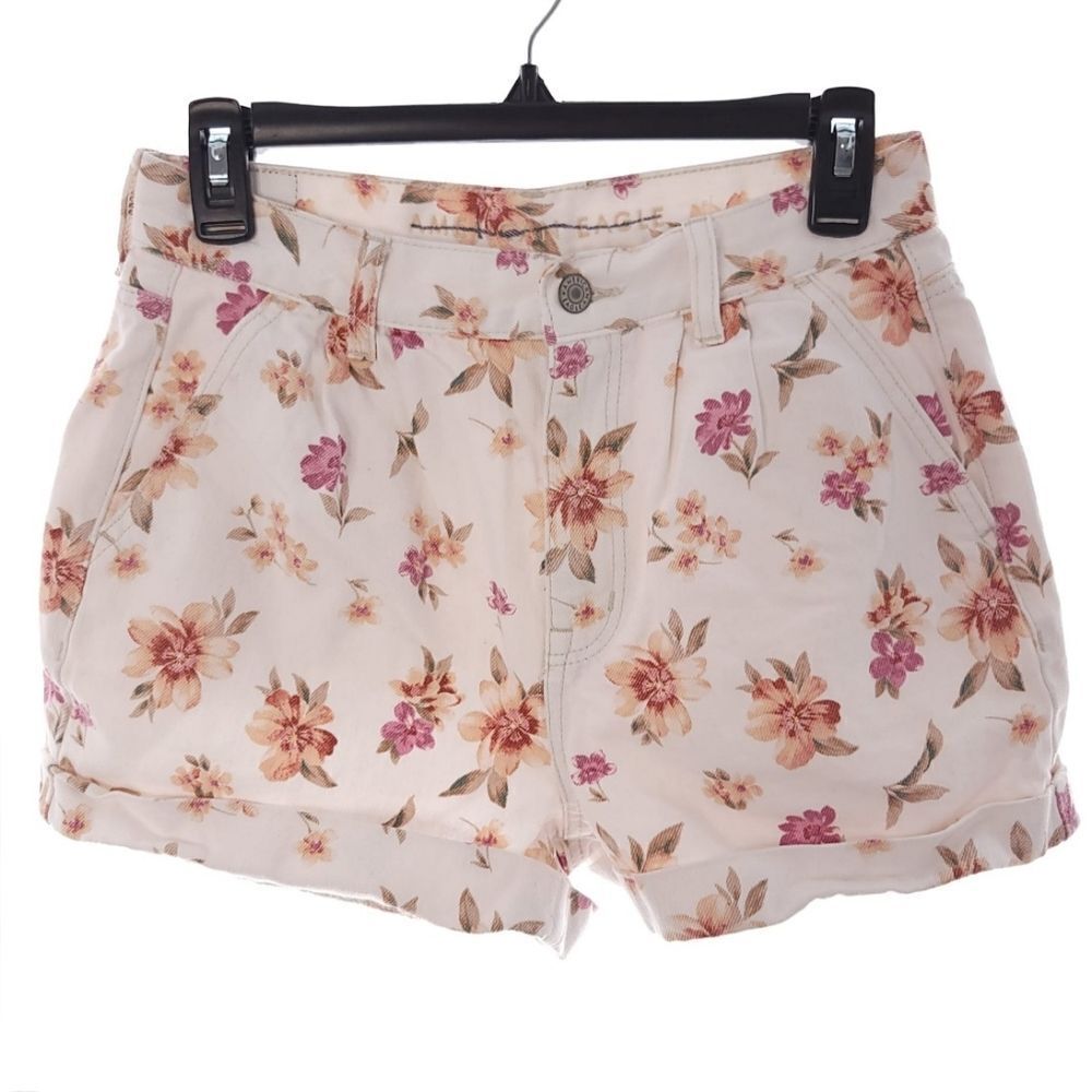 American Eagle Womens Size 6 Floral Mom Short